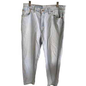 Vintage 90s LEVI'S 521 Mom Jeans Women's 16 Short Made in USA Tapered Fit Leg